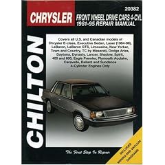 Chrysler Front Wheel Drive Cars (4 Cylinder) 1981-95 Repair Manual (Total Car Care)