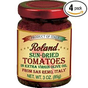 San Remo Sundried Tomatoes In Extra Virgin Olive Oil, 3-Ounce Jars (Pack of 4) by 