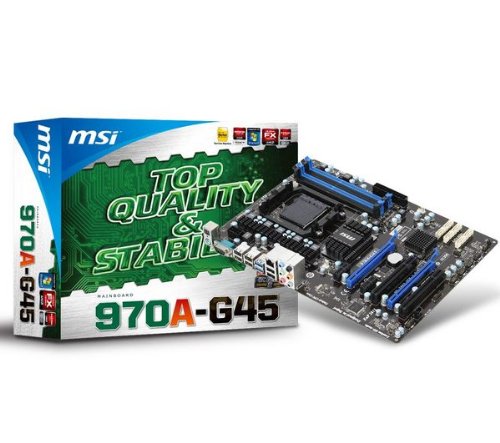 MSI 970A-G45 SocketAM3+ ATX AMD 970A+SB950 4xDual Channel DDR3 2133-1600 OC/1333/1066 max3 Preisvergleich