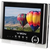 Coby TFDVD7051 7-Inch Portable Tablet Style DVD/CD/MP3 Player, Silver