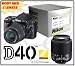 D40 Kit w/18-55mm f/3.5-5.6G ED II AF-S DX Zoom Nikkor Lens