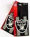 Oakland Raiders Two Pack Soft Laser Bag Tag