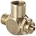 Parker 032510375 3251 Series Brass Right Angle Flow Control Valves, 3/8" NPT Male x Female, 125 psi