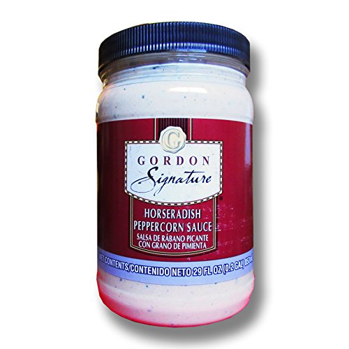Gordon Signature Horseradish Peppercorn Sauce 29 Oz. Jar Food