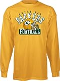 Green Bay Packers -Gold- Helmet Issued Long Sleeve T-Shirt