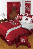 NCAA Nebraska Huskers - 3 pc Comforter Set - Queen and Full Size Bedding