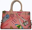 Dooney Bourke Miami Girly Tassel Bag Tote Pink