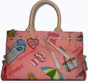 Dooney & Bourke Purse Handbag Pink Tassel Tote