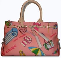 Dooney & Bourke Purse Handbag Pink Tassel Tote