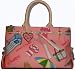 Dooney Bourke Miami Girly Tassel Bag Tote Pink