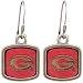 Georgia Bulldogs Red Leather Earrings