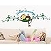 MZY LLC (TM) Sweet Dreams Monkeys and Tree Birds Wall Sticker Decals Nursery Baby Room Home Decor Decal For Children's Room