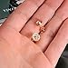 MoAndy Women earrings Stainless Steel Engraved