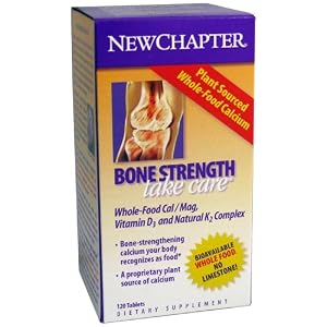 New Chapter Bone Strength Take Care Tablets, 120-Count Bottle by New Chapter