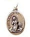 Saint Bernadette Oxidized Medal - MADE IN ITALY