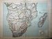 1896 MAP SOUTH AFRICA EQUATOR MADAGASCAR CAPE TOWN