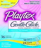 Big Save Playtex Gentle Glide Tampons With Comfortable Plastic Applicator, Multipack Slender Absorbency, 36-count On Sale