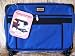 Medium Blue Mascot Tutto Machine on Wheels Sewing Machine Case