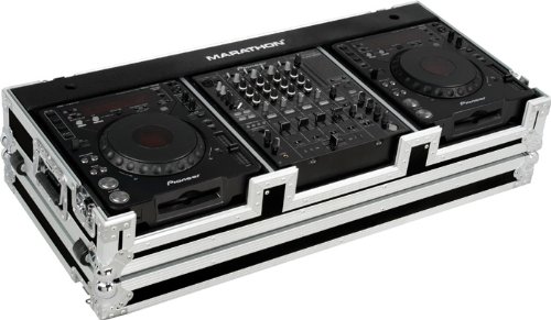 Marathon MA-DJCD12W Flight Road Case Coffin Holds 2 x Large 12-Inch Format CD Players On Sale