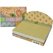 Paisley Patchwork Punch Studio Purse Pocket 75-Page mini notepad