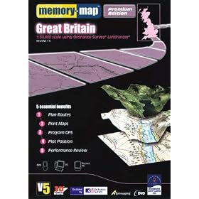 V5 OS 1:50,000 Prem Edition - Great Britain (DVD) (DVD)