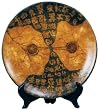 Qing Coin oriental plate - 10"