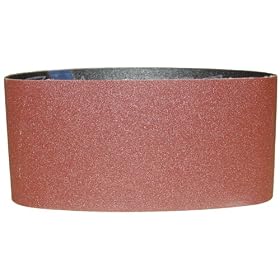 Magnate K4X21.75S12 4 x 21-3 4 Sanding Belt - 120 Grit; X Weight; 10 Belts Pkg by Magnate
