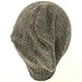 Soft Ribbed Ski Beanie Slouch Slouchy Knit Hat Heather Gray image 1