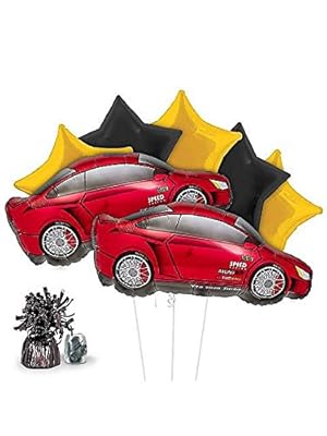 Racing Sports Car Balloon Kit (Each) - Party Supplies