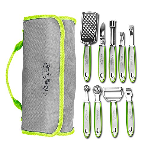 Wolfgang Puck 10piece Garnishing Set in Green Home Garden Kitchen