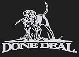 Done Deal Upstream Images Silver Vinyl Wildlife Car Truck Window Decal Sticker