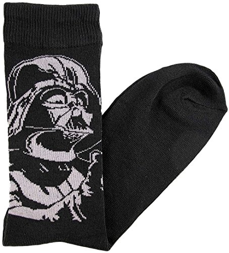 Star Wars Darth Vader Reaching Men's Crew Socks Shoe Size 6-12 Black