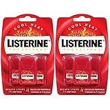 Listerine, PocketPaks Breath Strips Cool Heat, Cinnamon - 3 pks (2 Pack)