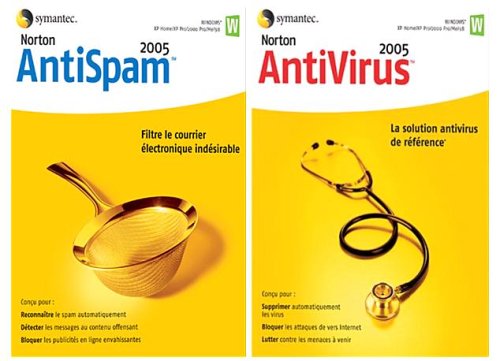 Norton antivirus + norton antispam 2005