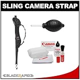 BlackRapid RS-Sport Extreme Sport Sling Camera Strap with Canon Cleaning Kit for Canon Digital SLR Rebel T2i, T3, T3i, EOS 60D, 7D, 5D Mark II, 1Ds, 1D, 1DX