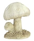 ガーデンオブジェ・置物 （mushroom×ホワイト） QYL1012