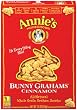 Annie's Homegrown Bunny Grahams, Cinnamon, 7.5-Ounce Boxes (Pack of 12)