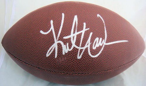 KURT WARNER SIGNED AUTOGRAPHED FOOTBALL ARIZONA CARDINALS W/ HOLOGRAM + COA