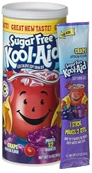 Kool-Aid Sugar Free Grape Soft Drink Mix, 1.4-Ounce Canisters (Pack of 6)
