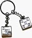 Rush - Roll The Bones Dice Logo - Metal Keychain / Keyring / Key Ring / Key Chain