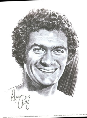 1974 Dennis Awtrey Chicago Bulls Lithograph