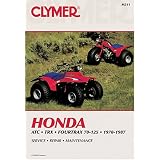 Honda Atc Trx Fourtrax 70-125 1970-1987: Service, Repair, Maintenance (Clymer... by Ed Scott