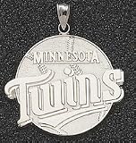 Minnesota Twins Giant 1 3/4 W x 1 1/2 H Twins Club Logo Pendant - 14KT Gold Jewelry