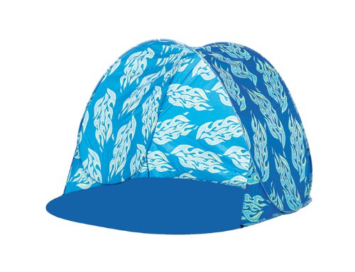 Happy People Pop Up Strandmuschel mit UV Schutz, blau, 150x100x110, 77920 Preisvergleich