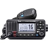 ICOM IC-M424G 21 Compact Marine VHF Radio, with Hailer, in Black
