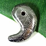 ギベオン隕石 古代勾玉｜ロジウム加工