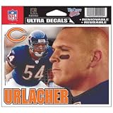 Chicago Bears Brian Urlacher NFL Player Static Cling Ultra Decal