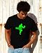 T-Shirt Volleyball-black-neongreen-M