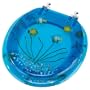 Mayfair 930106CH Under the Sea Round Toilet Seat, Translucent Blue