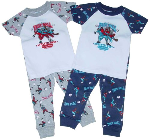 Buy Little Boys’ Cotton Loungewear Set with Baseball Print
